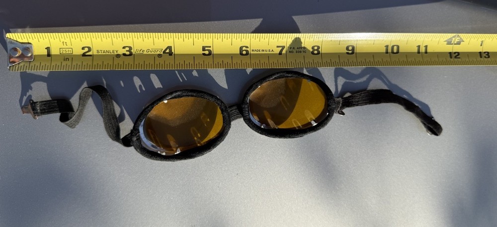 WW2 German Googles Yellow Aviator