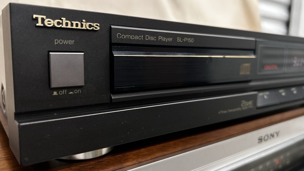 Vintage Technics SL-P150 Compact CD Disc Player tested 1988