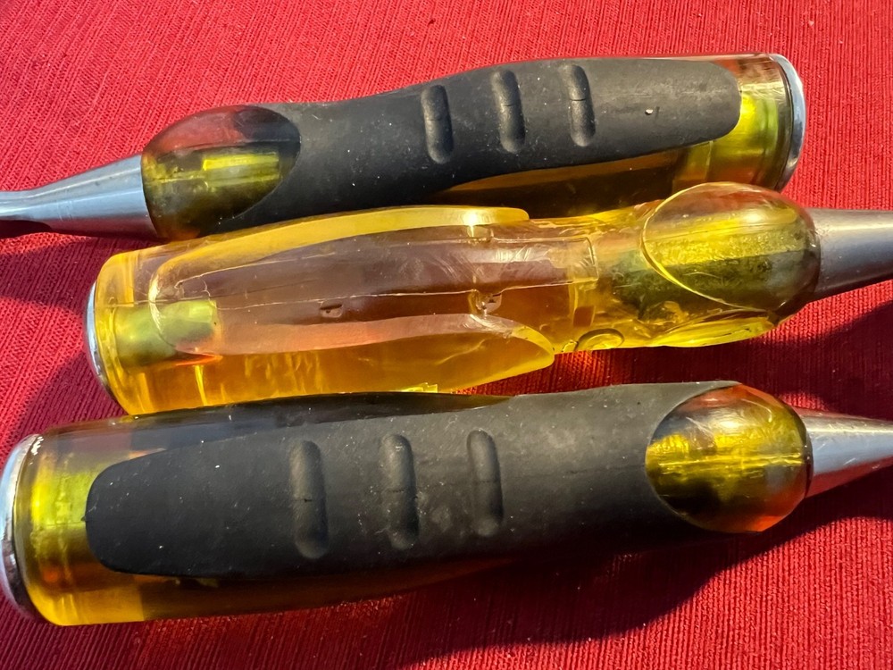 Stanley 2” Chisel..Fat Yellow Translucent Handle.