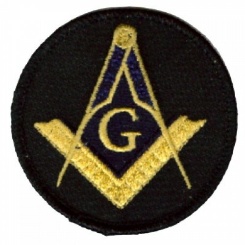 Motorcycle Biker Vest Jacket Patch - Masonic G 3" patch sm