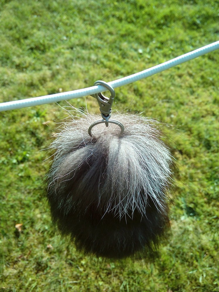 Foxtail Fox Tail Tail Fox Tail Fox Rod Silver Fox Pendant