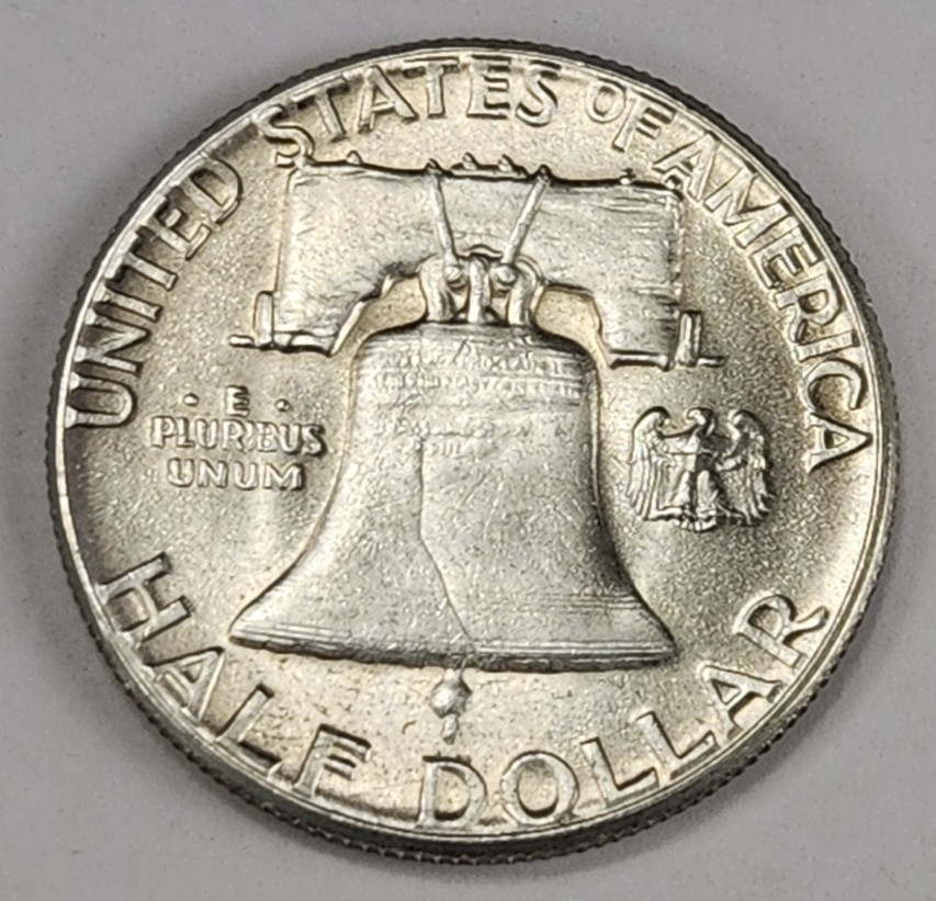1951 Franklin Half Dollar - Silver - AU - Almost Uncirculated