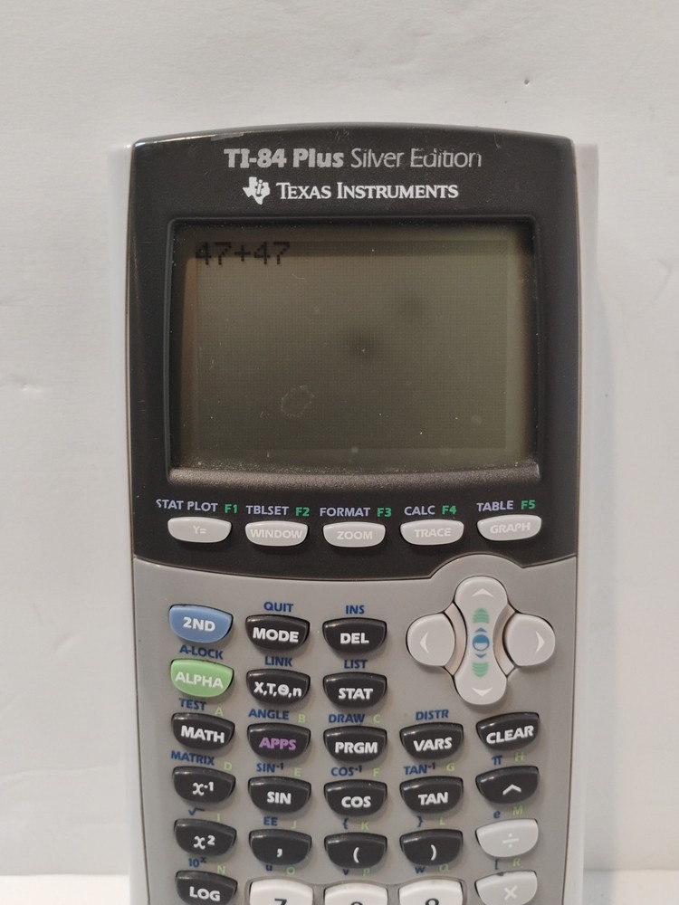 2011 Texas Instruments Ti-84 Plus Silver Edition Graphing Calculator - Tested