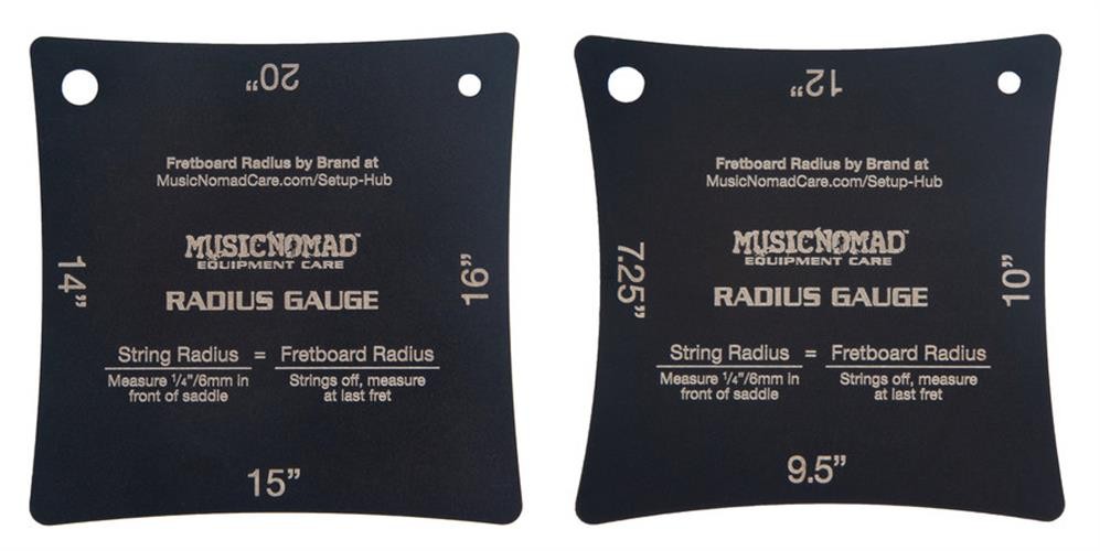 Music Nomad Precision Radius Gauge Set, 2-Pack