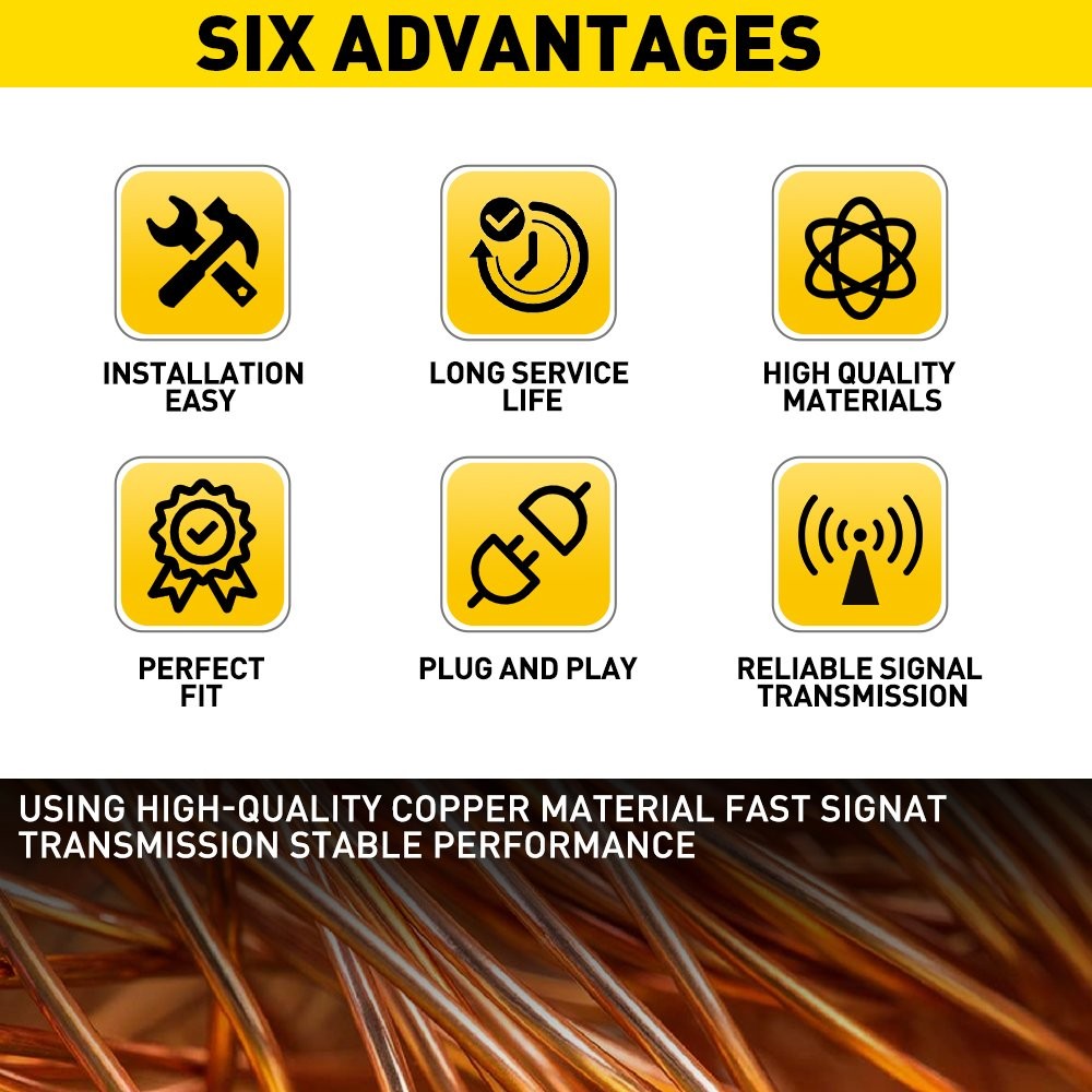 2X Left & Right Side Tail Light Socket Wire Harness For Chevy Silverado 2014-15