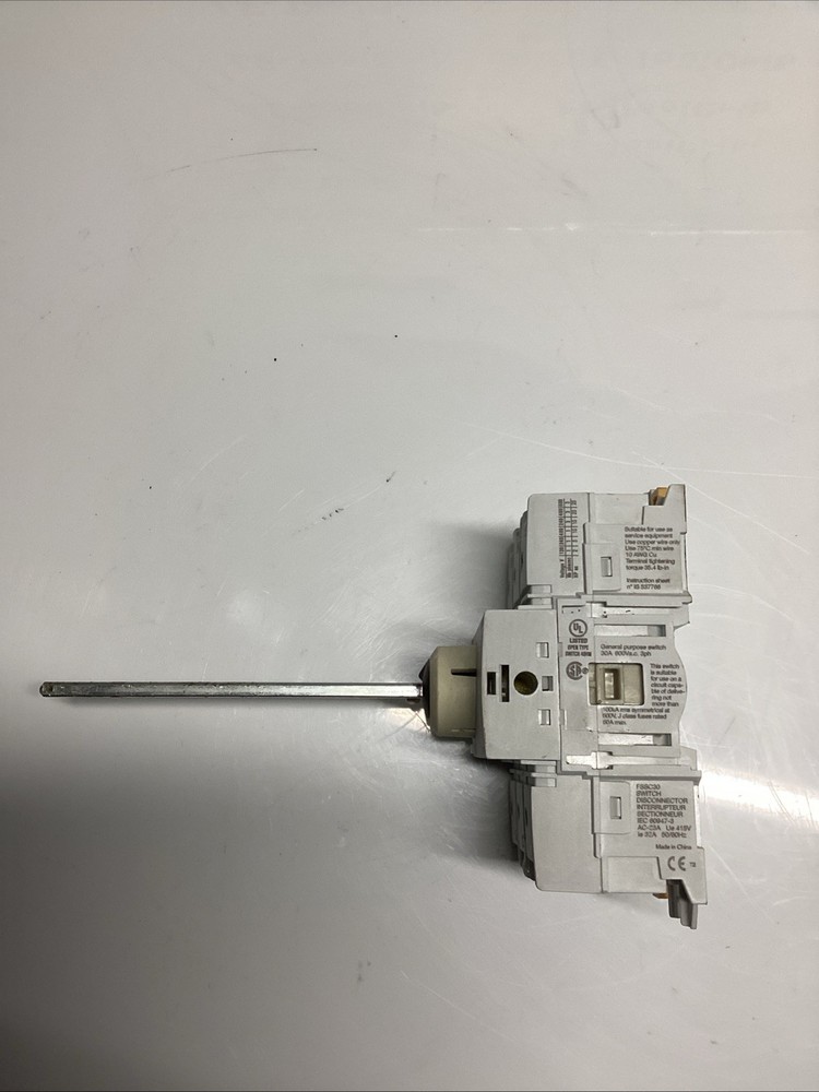 FSSC30 30A 600V 3-Pole Rotary Switch. U-281