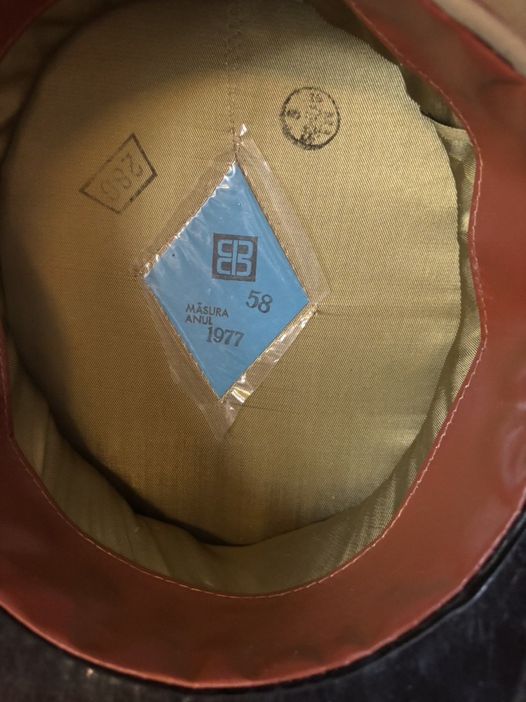 Romanian firefighter Cold War Visor Officer