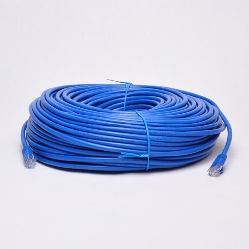 New 300ft Blue RJ45 CAT6 Ethernet LAN Network Internet Computer Solid Wire...