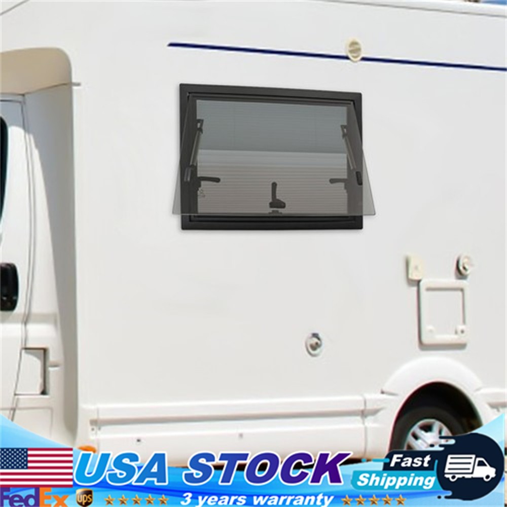 600x450mm RV Caravan Camper Van Push Out Window RV Window With Window Screen