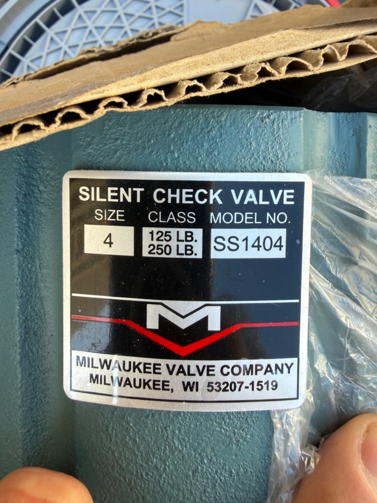 1404 Milwaukee Silent Check valve