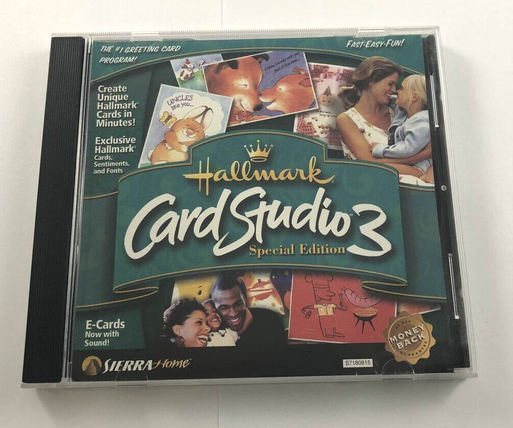 HALLMARK Card Studio 3 Special Edition : CD-ROM PC WIN 98/ME/2000/XP