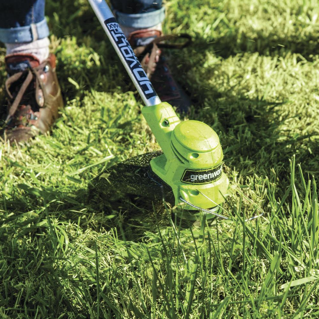 Cordless String Trimmer Edger Yard Weed Eater Wacker w/ 40-Volt Battery Charger