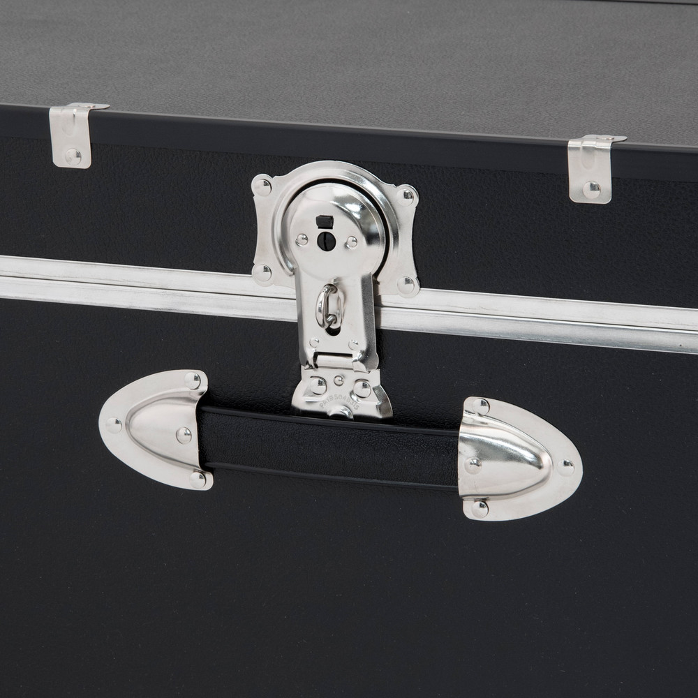 Trunk with Wheels 30'' Seward Explorer Trunk & Lock Black