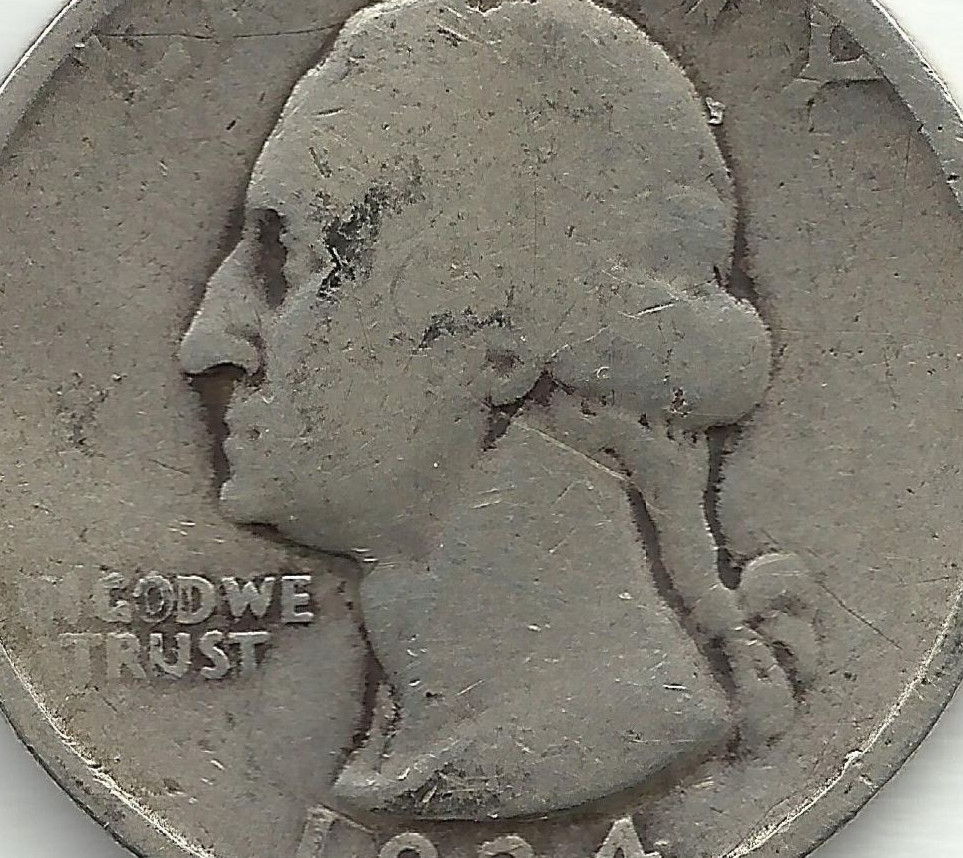 1934 Washington Quarter Coin Unknown Mint