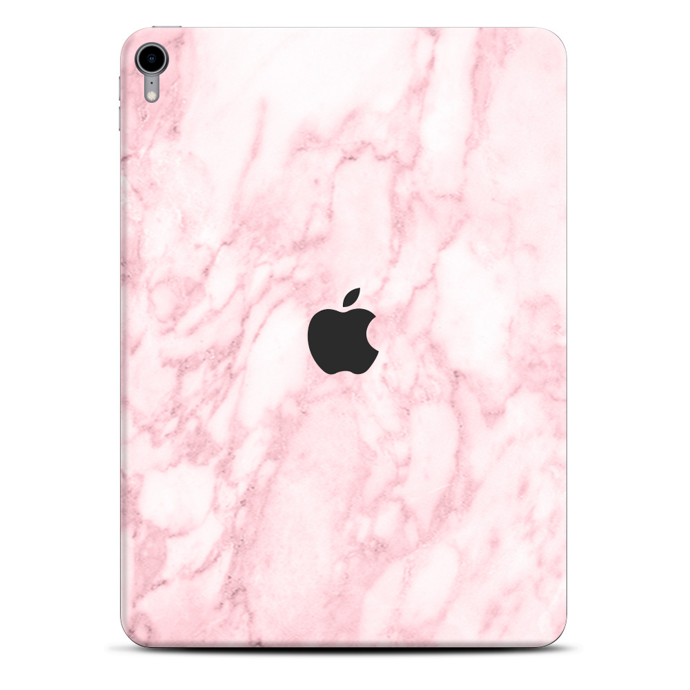 Skins Decal Wrap for Apple iPad Pro 11 2018 Rose Pink Marble Pattern