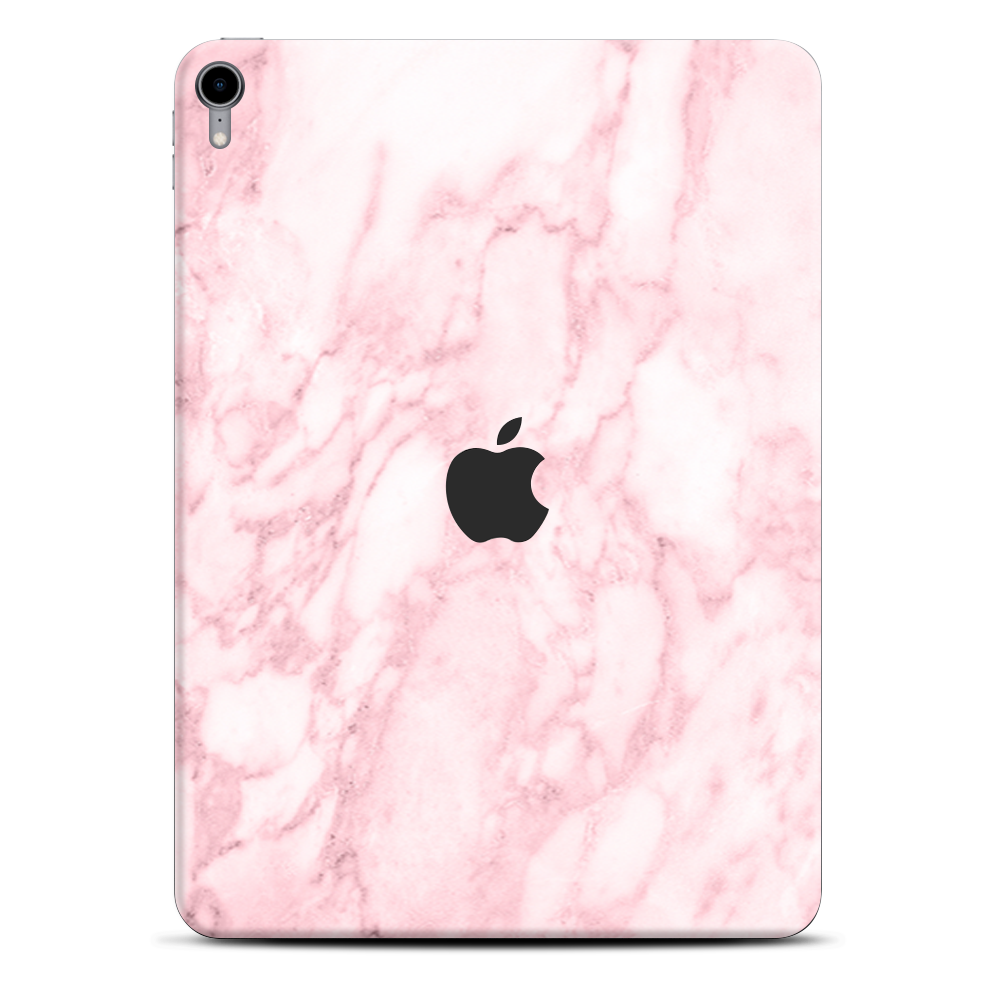 Skins Decal Wrap for Apple iPad Pro 11 2018 Rose Pink Marble Pattern