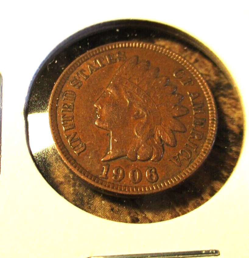 1906 INDIAN CENT XF   GG4