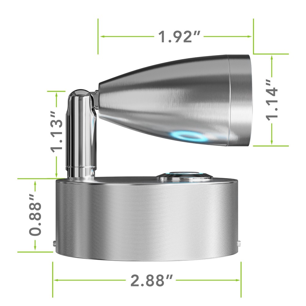 2 PK 4" RV Reading LED Lamp 12V LED Lights Interior Rotatable Wall Reading Light