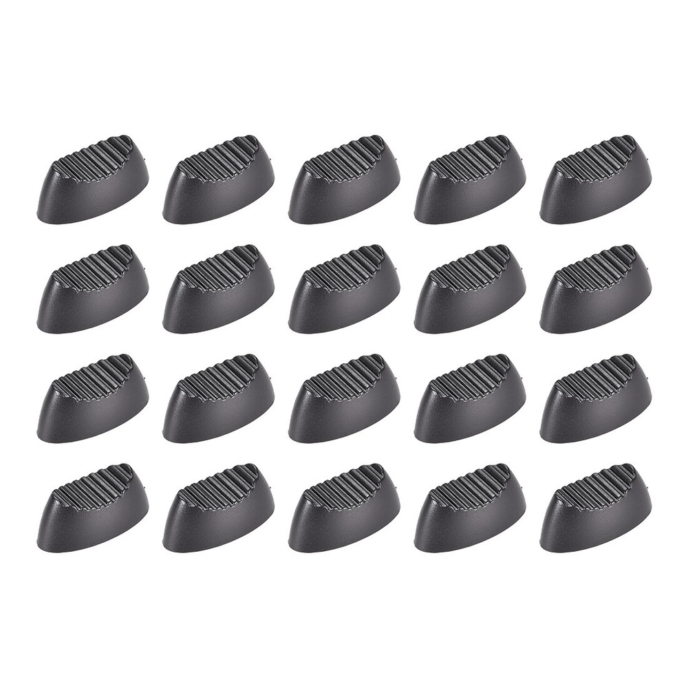 Console Mixer Slider Fader Knobs Replacement for Potentiometer Black 20pcs