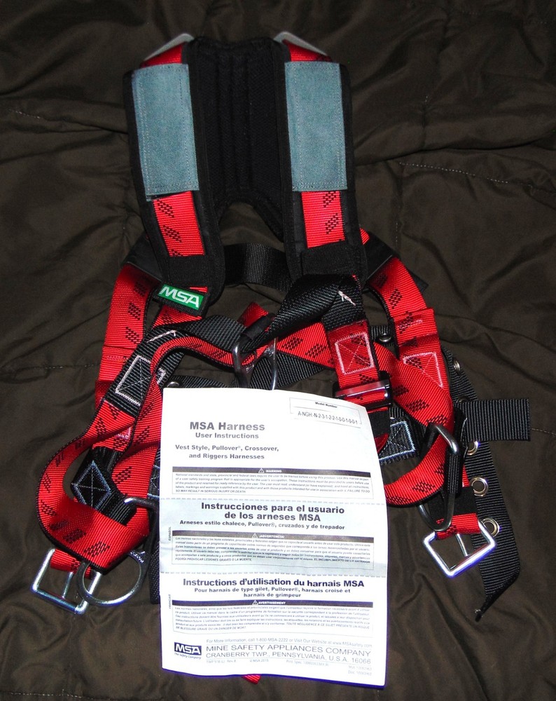 MSA Pullover A-NGH Safety Harness