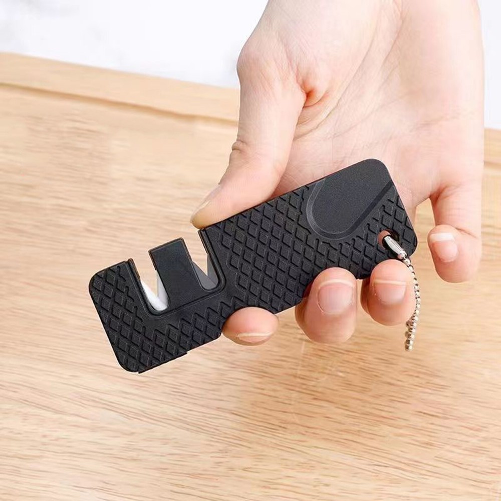 Kitchen Sharpener Outdoor Sharpening Stone Tool Scissors Sharpener Portable