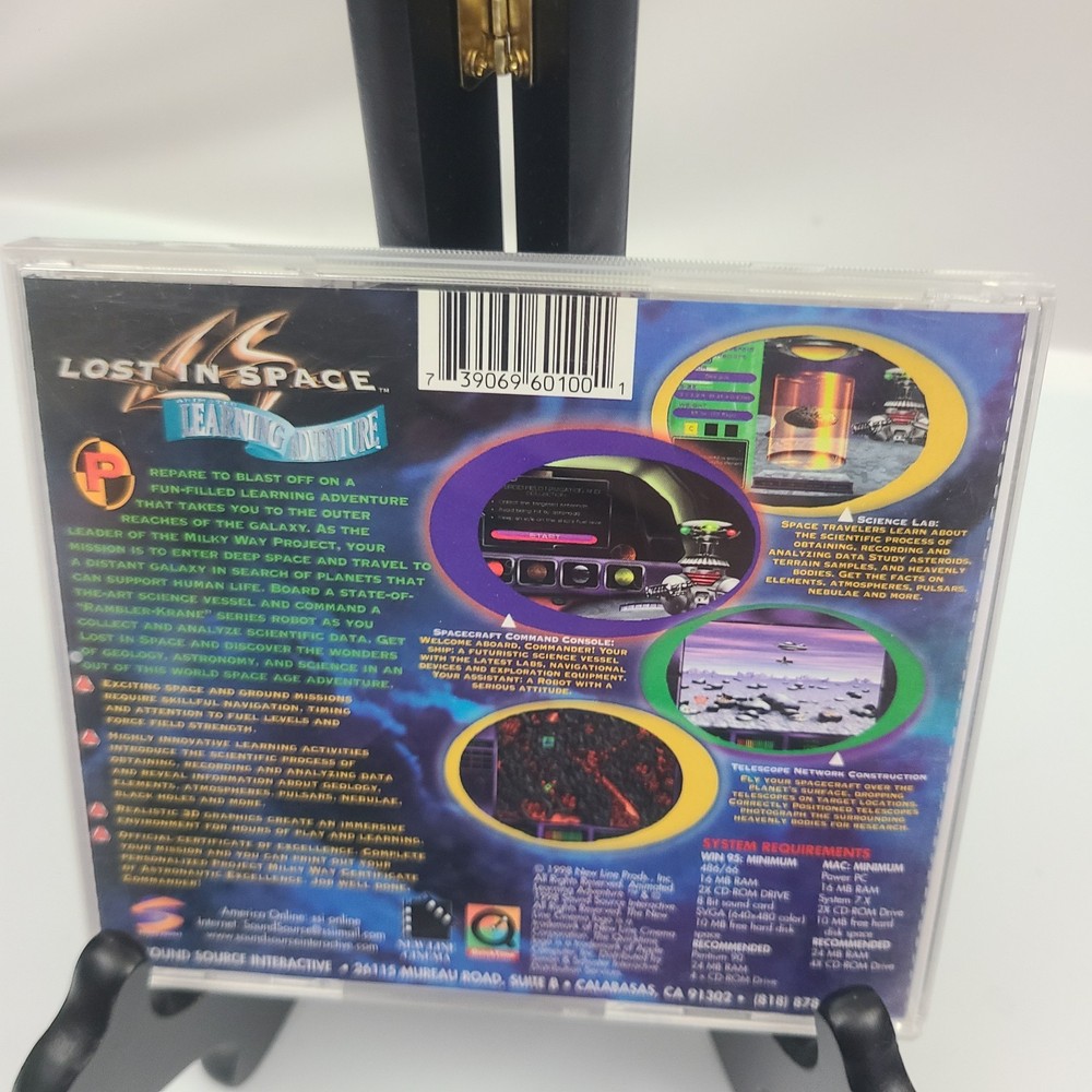 Lost In Space Animated Learning Adventure PC Windows 95 MAC