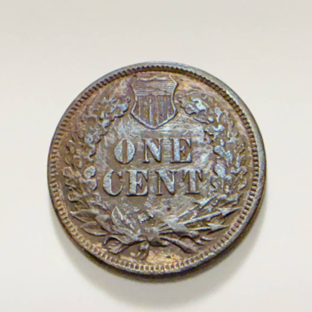 1875 Indian Head Cent - Choice VF Details