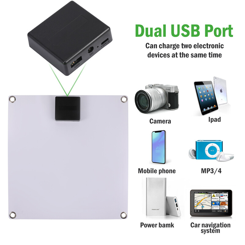 6000W Complete Solar Panel Kit Power Inverter Generator 100A 110V RV Grid System