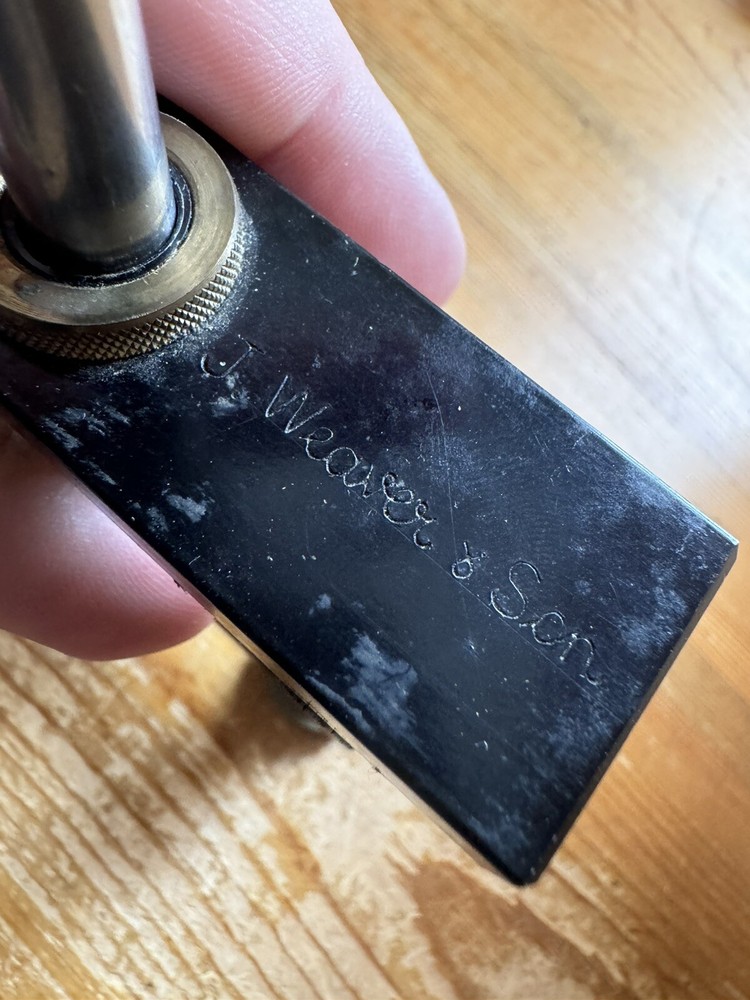 HMH API Fly Tying Vise W/ Brass Base ( J. Weaver & Son ) Engraved