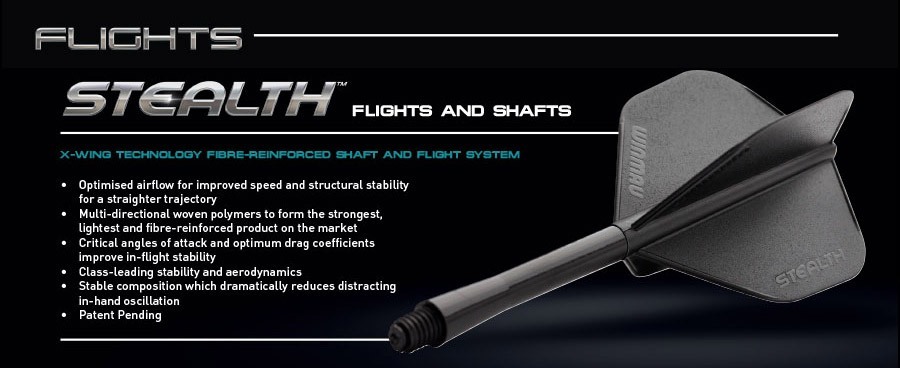 WINMAU STEALTH RED SHAFTS MEDIUM