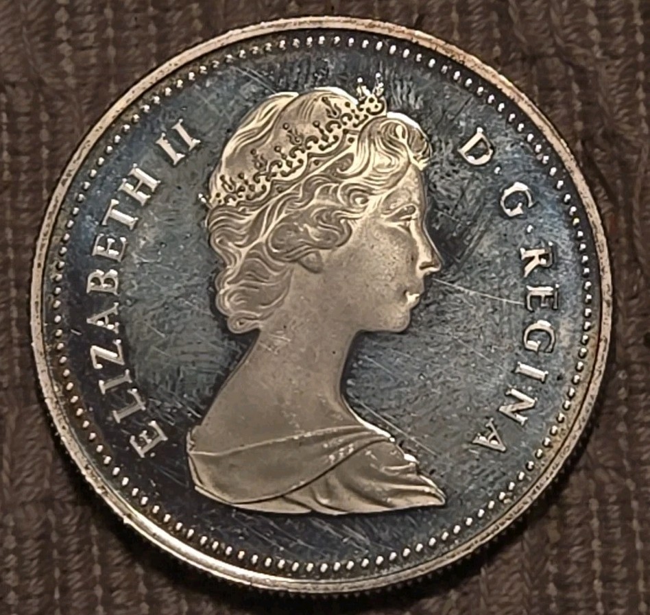1982 Canadian Regina 100th Centennial Proof Silver Dollar