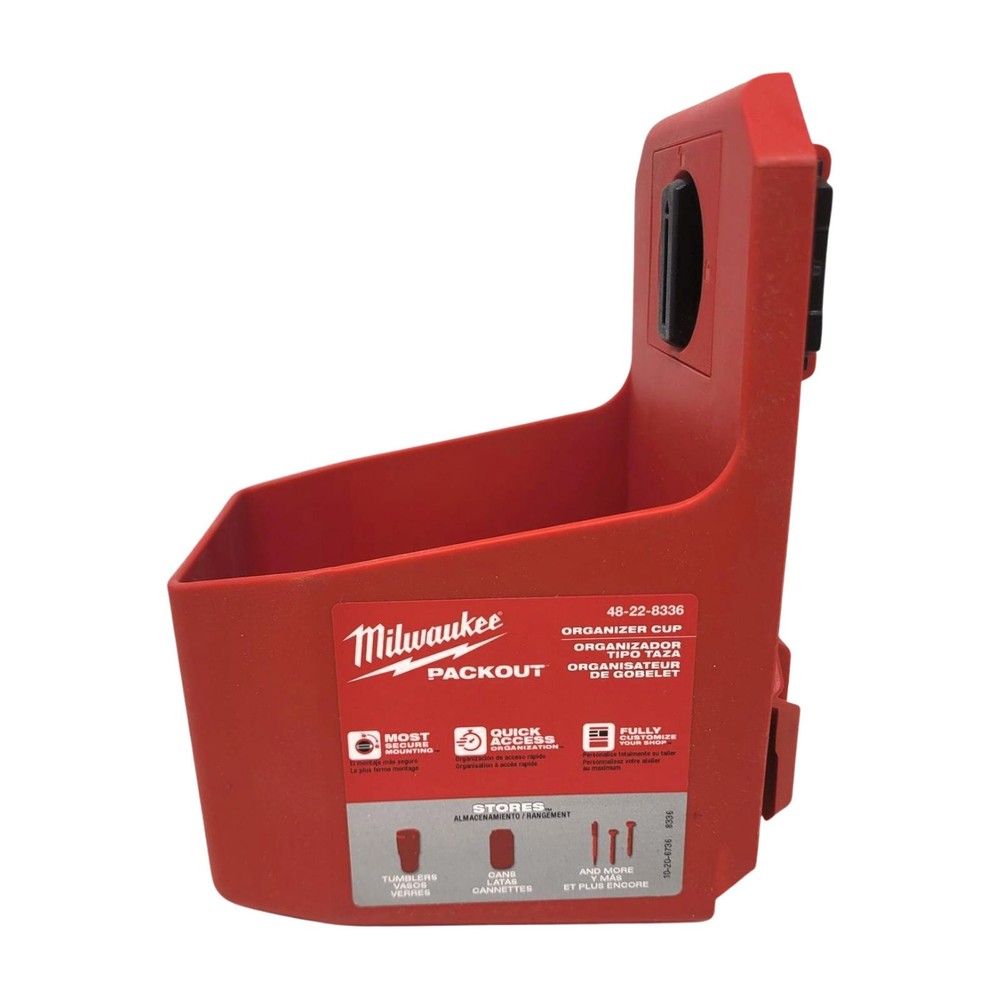 Milwaukee PACKOUT Organizer Cup Basket Modular Connectivity Pre-Assembled NEW