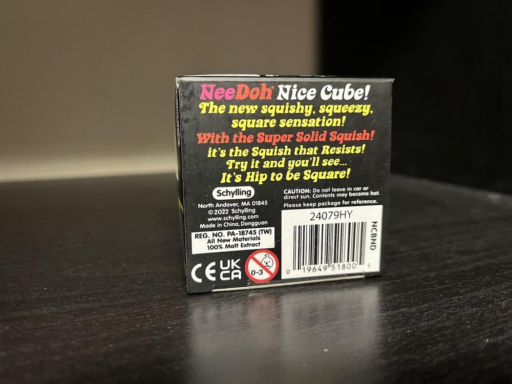 NeeDoh Nice Cube Blue, New, Sealed. Ships Quick And With Care