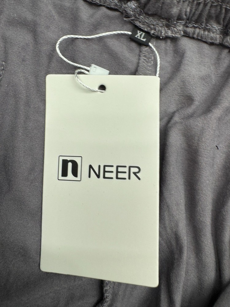 Neer Gray Athletic Drawstring Short Mens Size XL