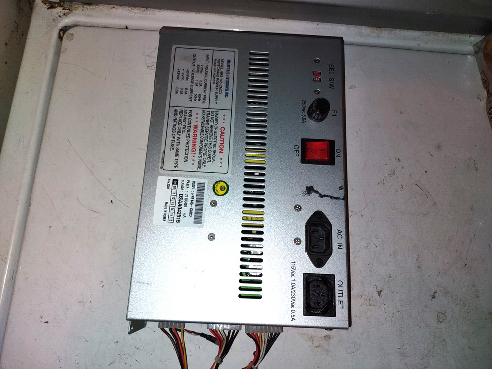 tranax atm arcade vending power supply working #152