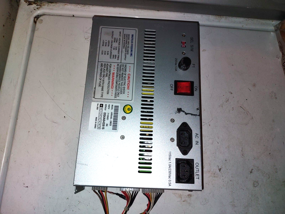 tranax atm arcade vending power supply working #152