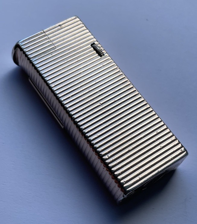 Dunhill Solid Silver ‘GILT FINISH’ Aldunil (LARGE) Lighter - Fully Overhauled