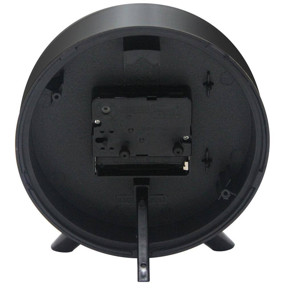 5.75 In. Tabletop Alarm Clock, Black