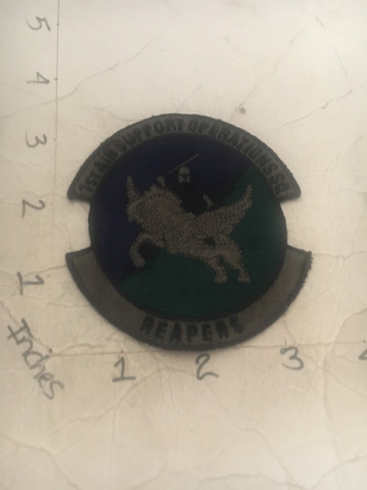 USAF 1st Air Support Operations Squadron subdued patch 7/6/25
