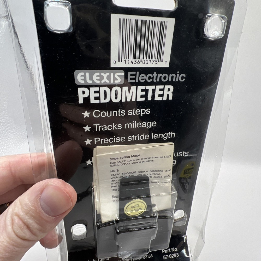 Vintage 1990 Miler Elexis Electric Pedometer Model #175