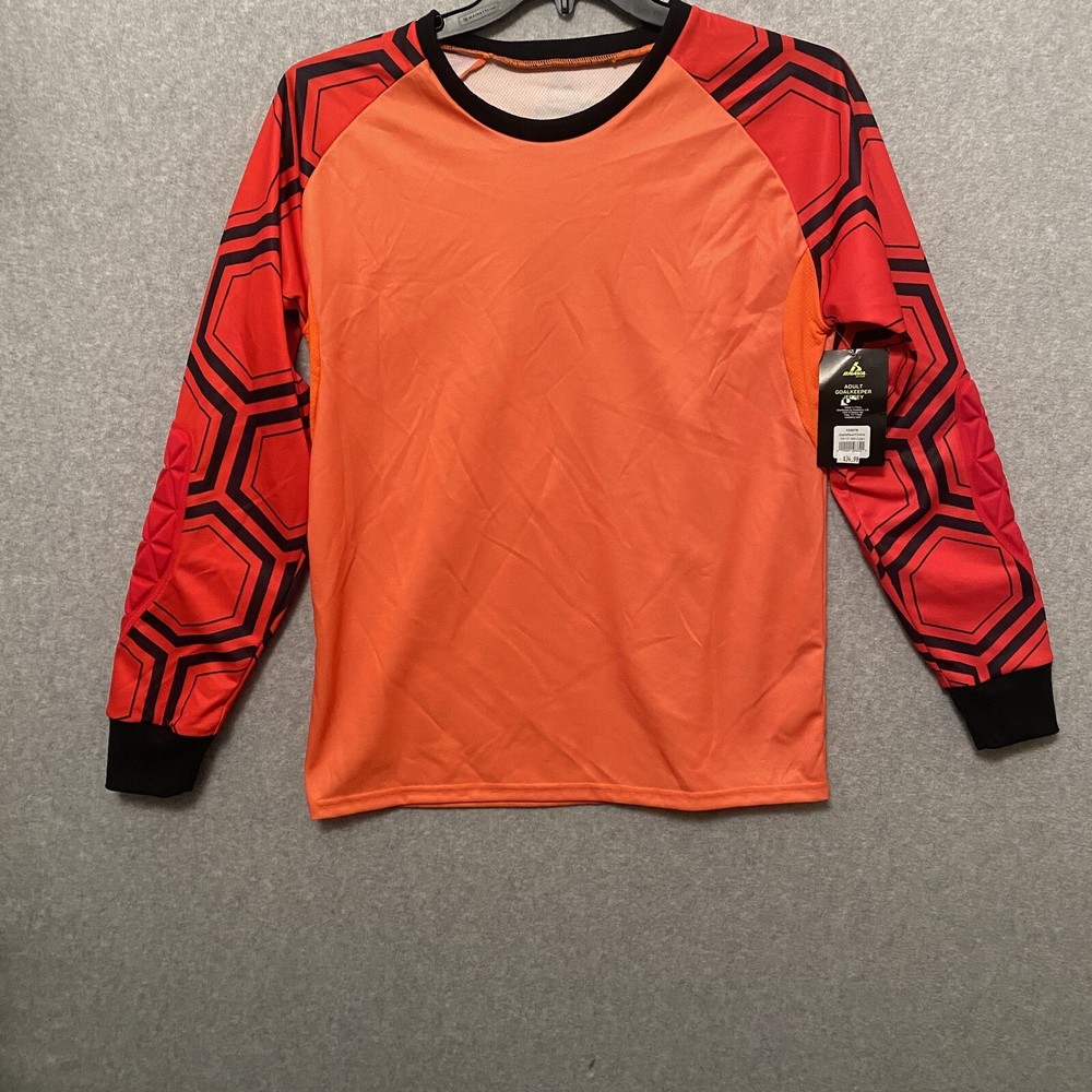 BRAVA ADULT Goalie Jersey Medium - Elbow padding - Orange Red