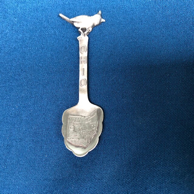 Ohio Miniature Pewter Collectable Spoon