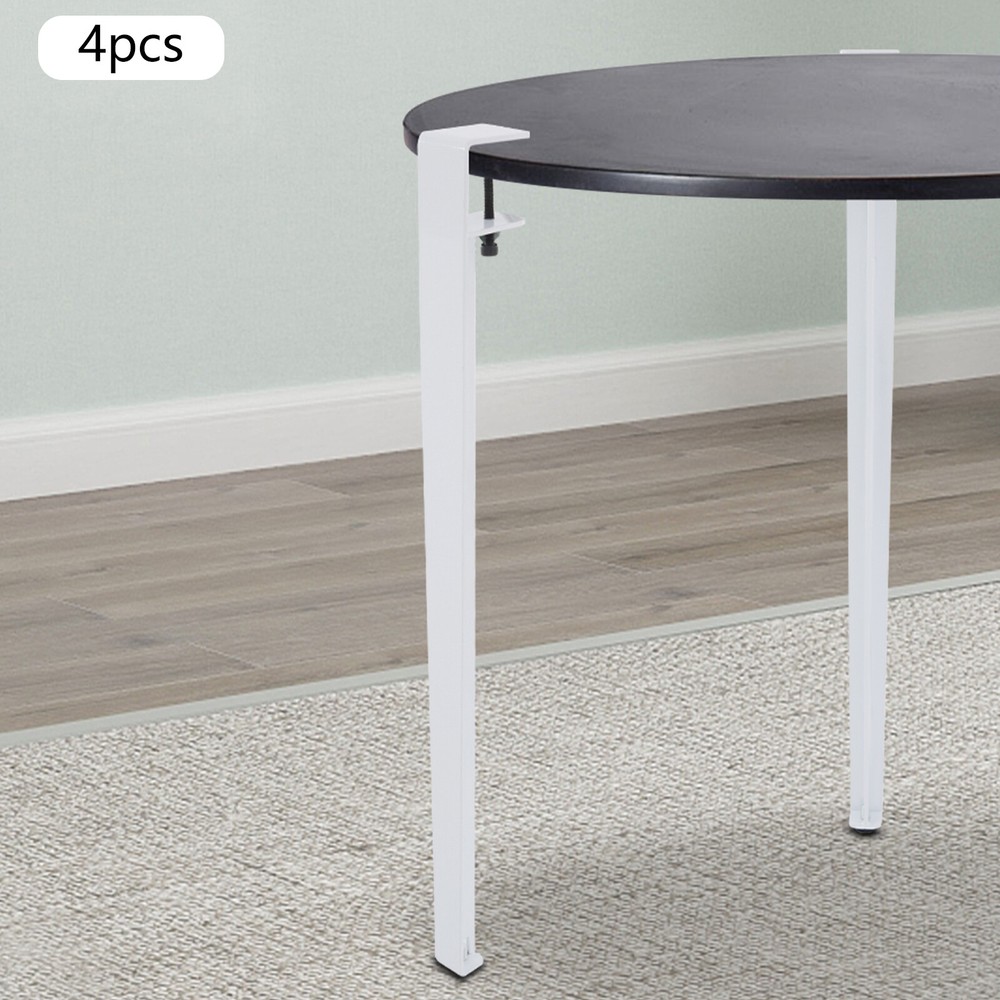 4pcs Adjustable Table Legs , Table Clamp Legs , F-shaped Table Legs White HOT~