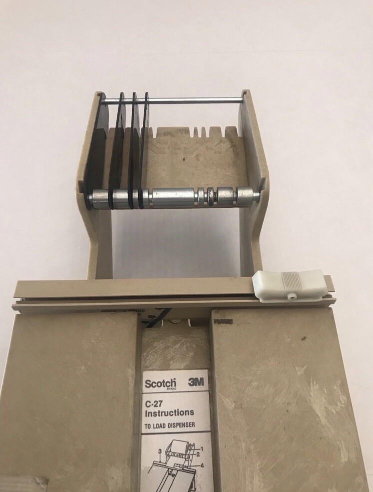 USED 3M Scotch Brand C27 Taping System Applicator Book Spine Taping Machine READ