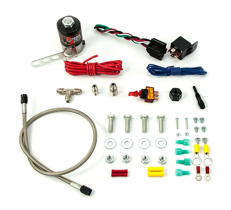 Nitrous Outlet Dry Single Nozzle to Dual Stage Nozzle Kit Conversion