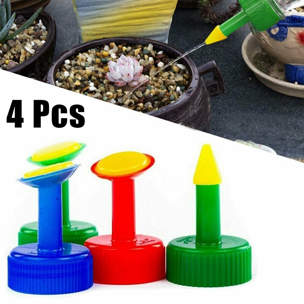 Bottle Top Waterers Bottles Cap 4 Pack Accessory Adapter Fitting Garden