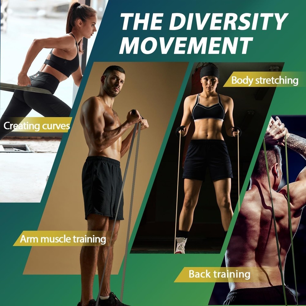 Resistance Bands, Exercise Bands,Pull Up Assist Bands - Bands for Working Out...