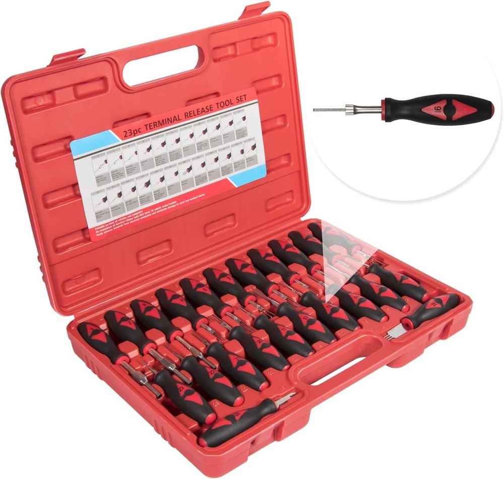 Universal Terminal Release Tools, Wire Terminal Electrical Connector Removal Kit