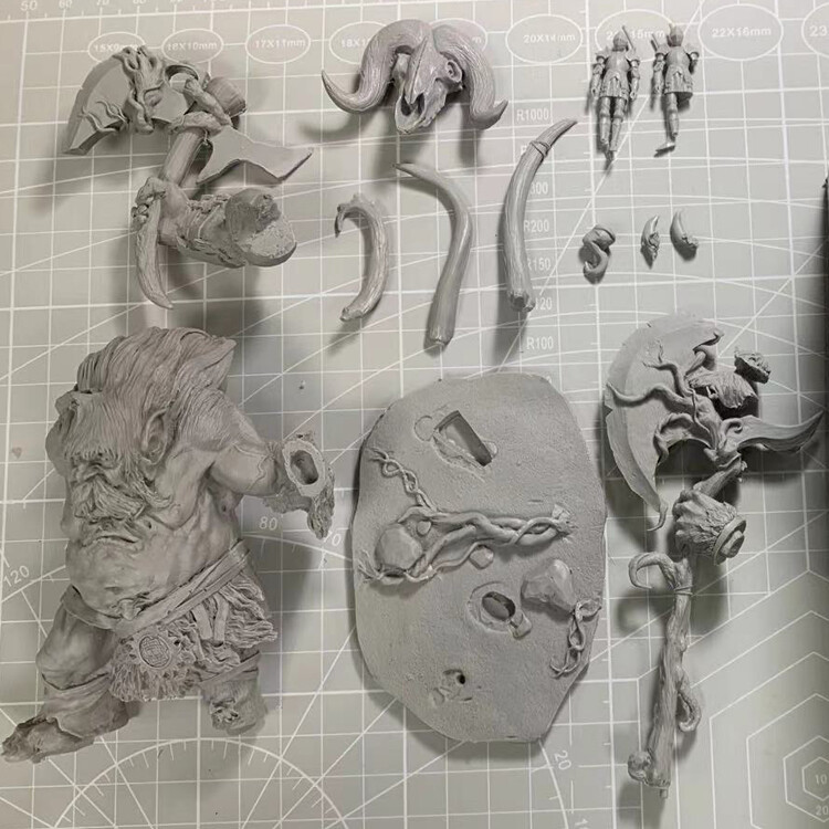 90mm Resin Fantasy Monster Devil Unassembled Unpainted R434