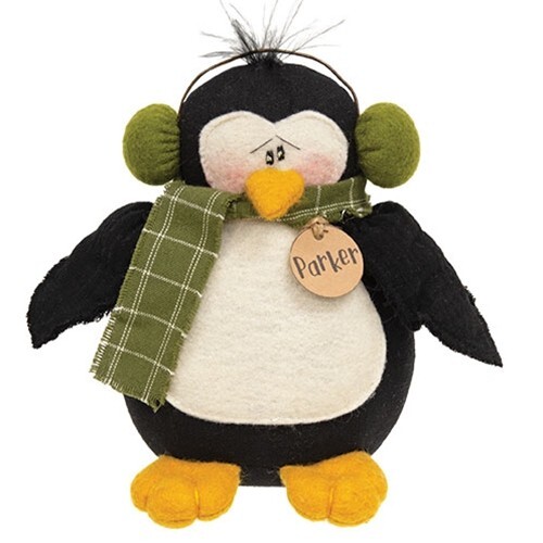NEW PRIMITIVE DOLLS PENGUINS PLUSH Christmas 3 Assorted Winter Rustic Plush
